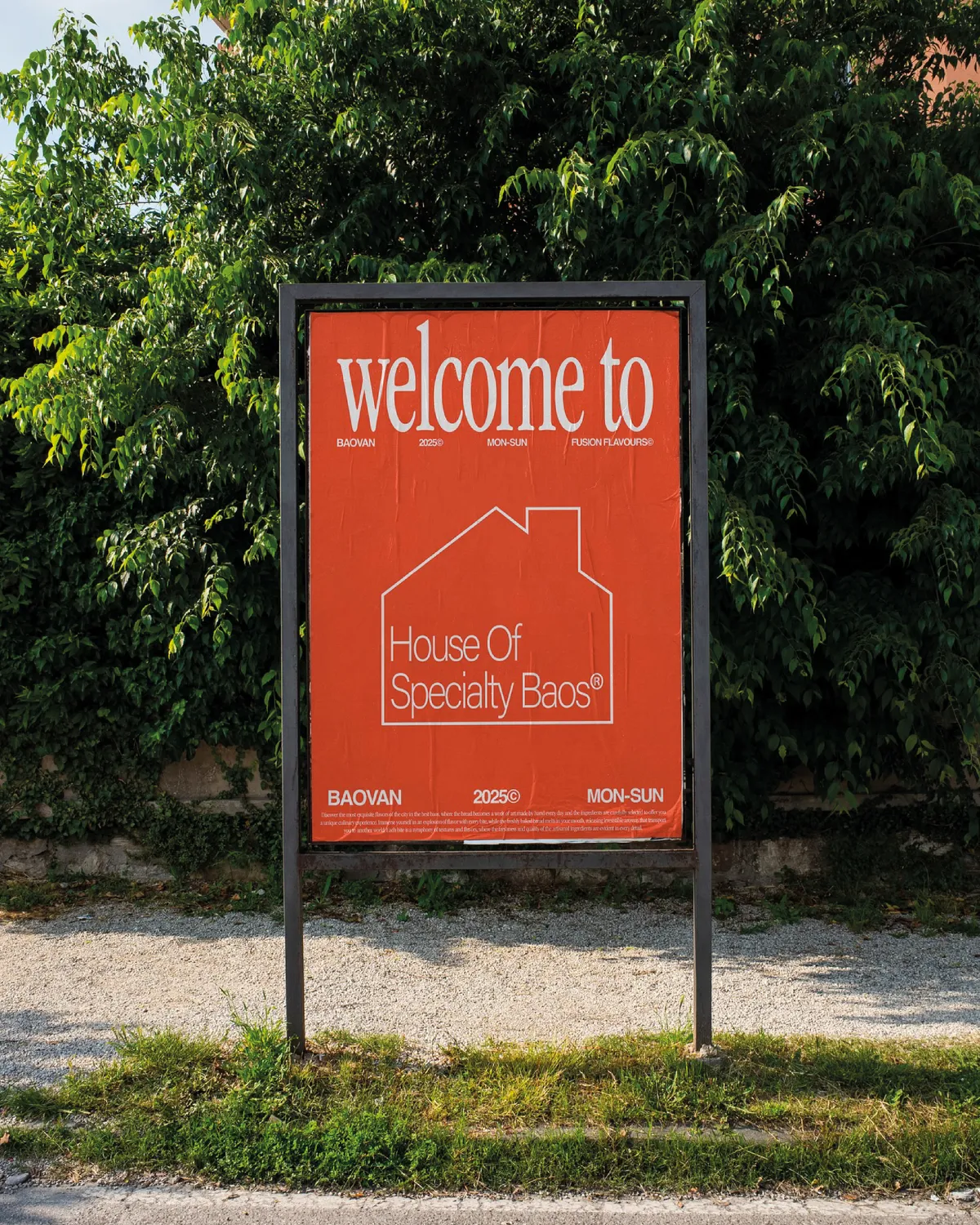 Cartel Welcome To House Of Specialty Baos